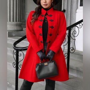 Elegant Red Women's Coat. Never worn.